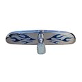 Airbagit AirBagIt MIR-AA-8608BL Blue Flame Stainless Chrome RearView Mirror MIR-AA-8608BL